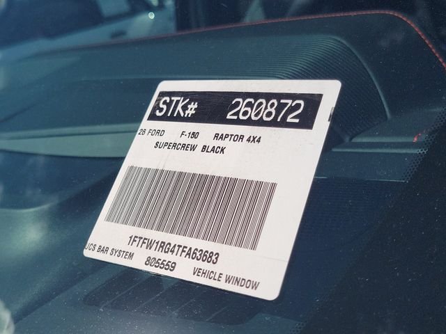 New 2026 Agate Black Metallic Ford Raptor® image 30