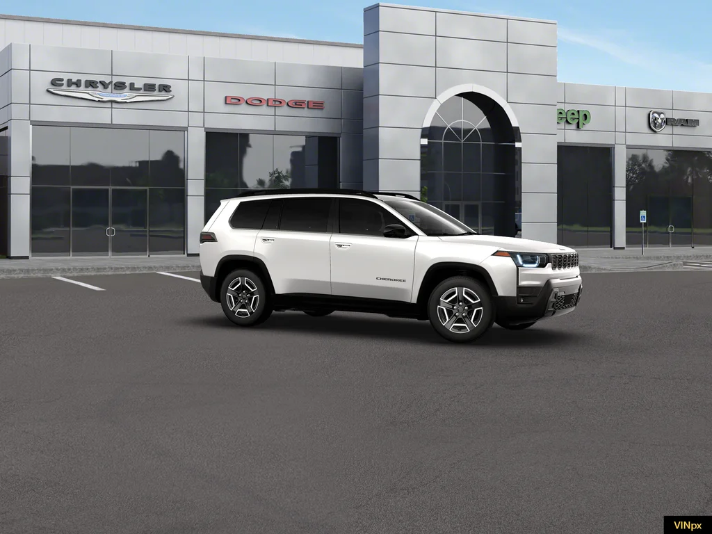 New 2026 Bright White Clear-Coat Exterior Paint Jeep Limited image 9