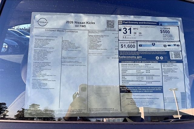 New 2026 Nissan Kicks SV