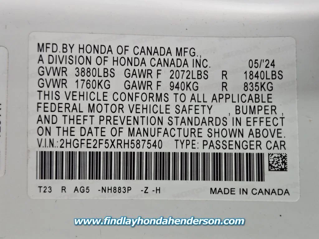 2024 Honda Civic Sport - Photo 13