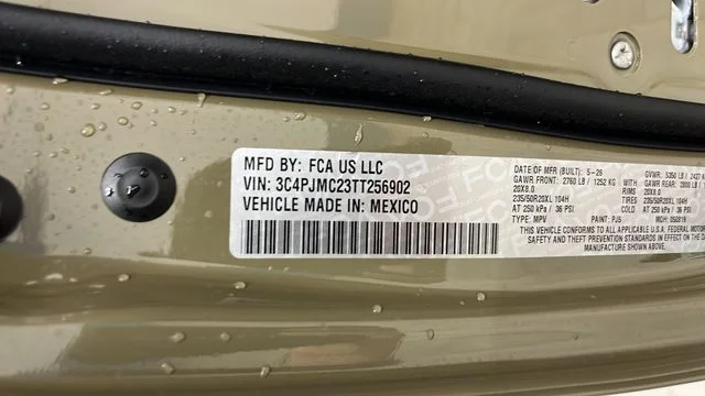 New 2026 41 Exterior Paint Jeep Overland image 28