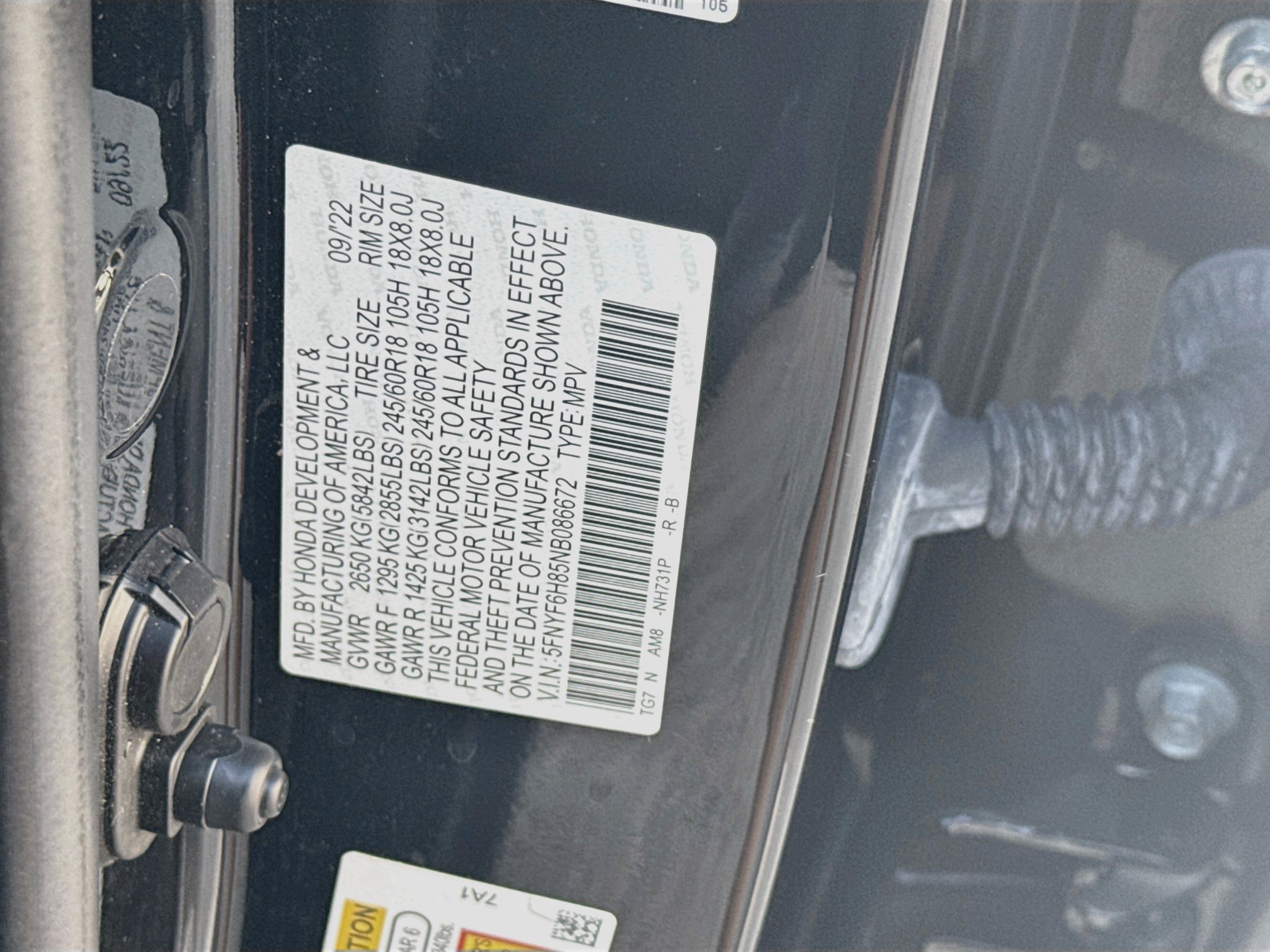 2022 Honda Pilot TrailSport - Photo 38