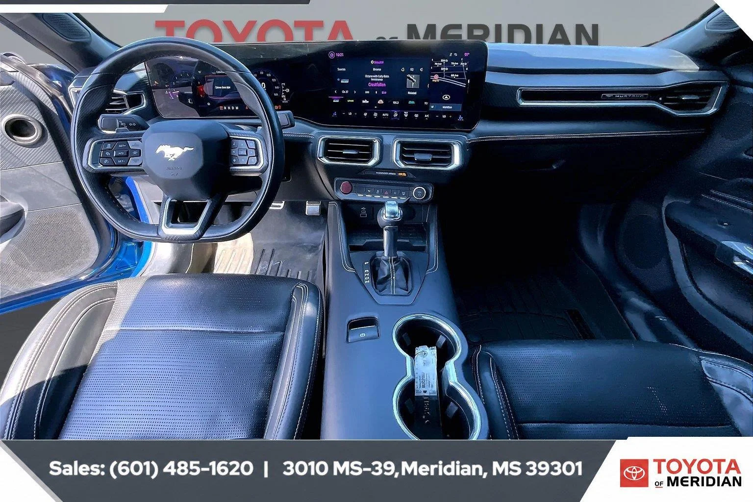 Used 2024 Atlas Blue Ford GT Premium image 13