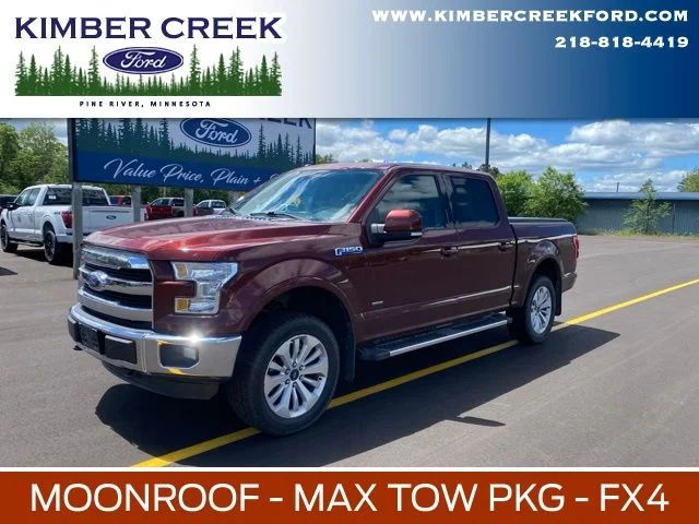 Used 2015 Bronze Fire Metallic Ford Lariat image 1