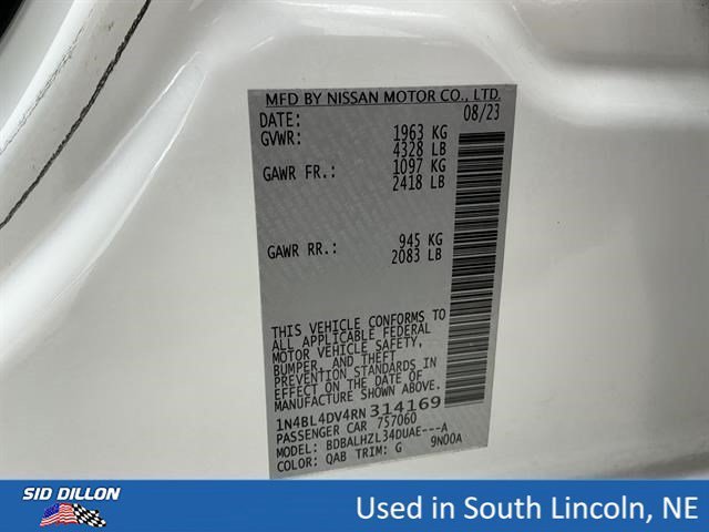 Used 2024 Pearl White Trico Nissan 2.5 SV image 14