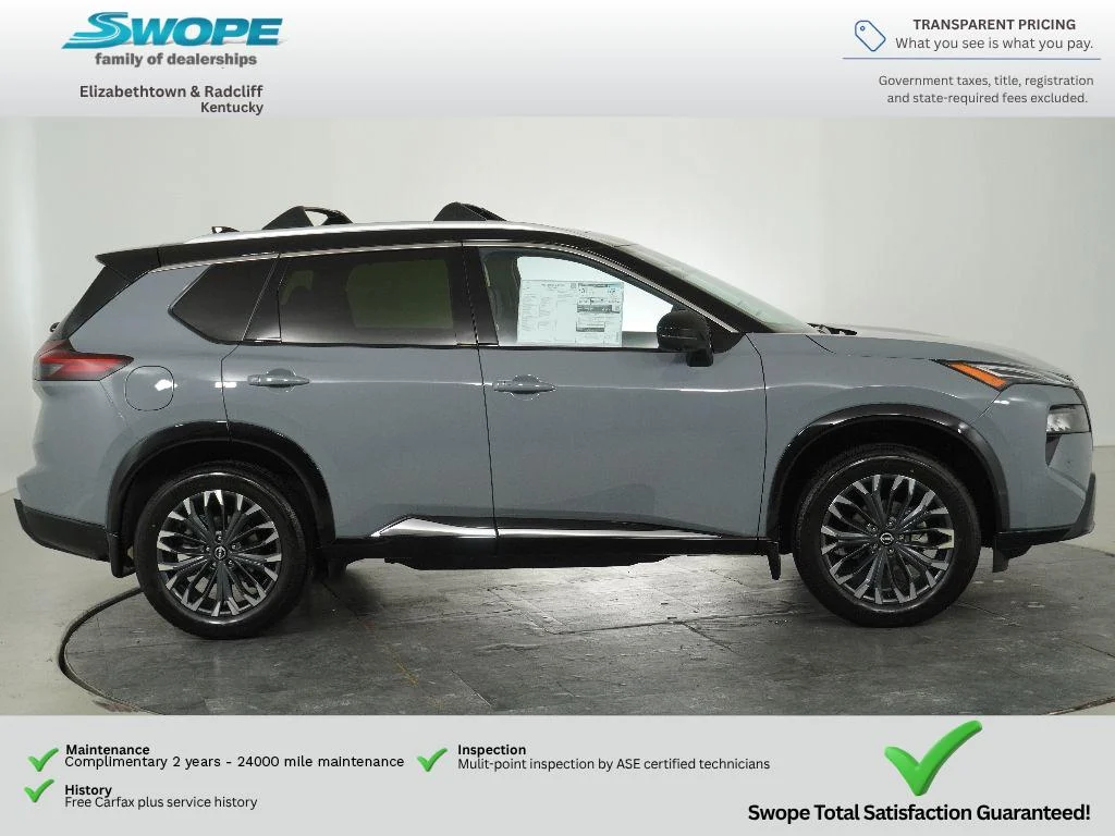 New 2026 Boulder Gray Pearl/Super Black Nissan Platinum image 3