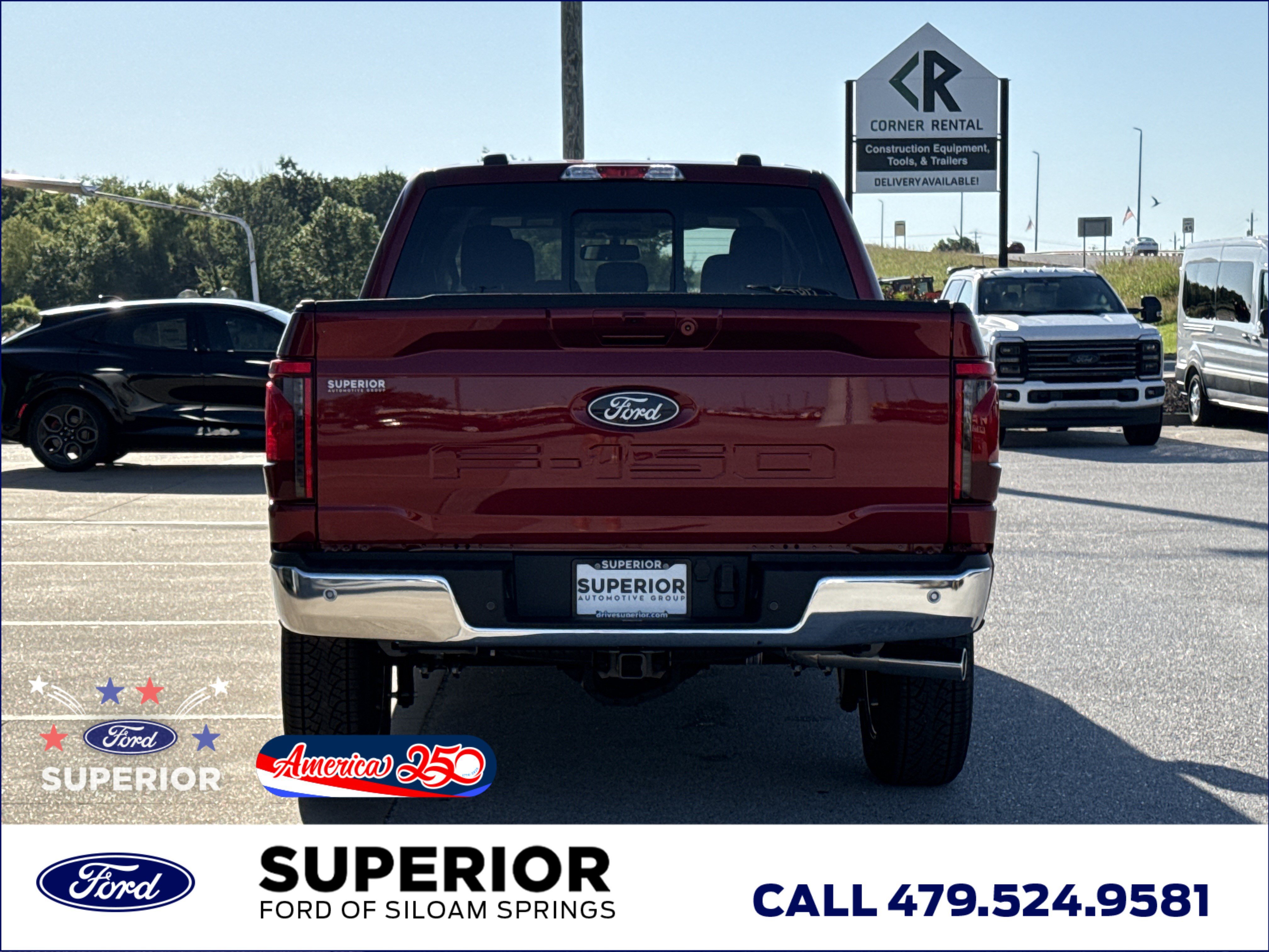 New 2026 Ruby Red Metallic Tinted Clearcoat Ford XLT 4WD image 5