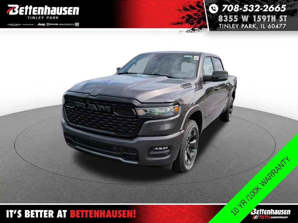 New 2026 Granite Crystal Metallic Clear-Coat Exterior Paint RAM Big Horn image 16
