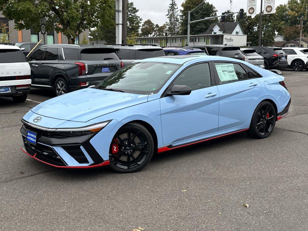 New 2026 Blue Hyundai Sedan image 1
