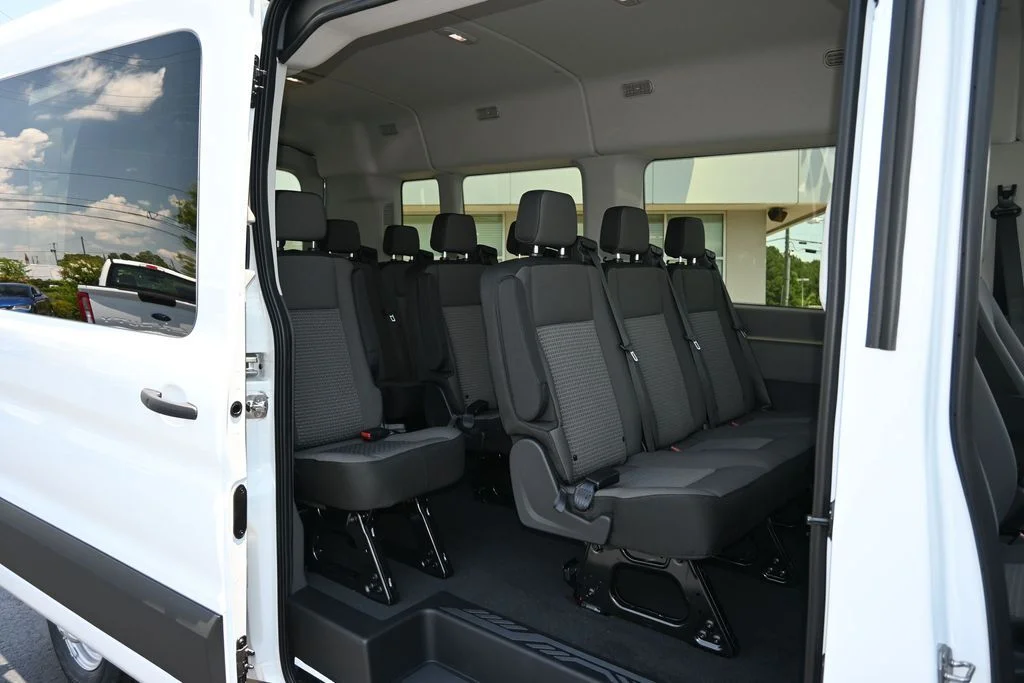 New 2026 Oxford White Ford Passenger Van XLT image 14
