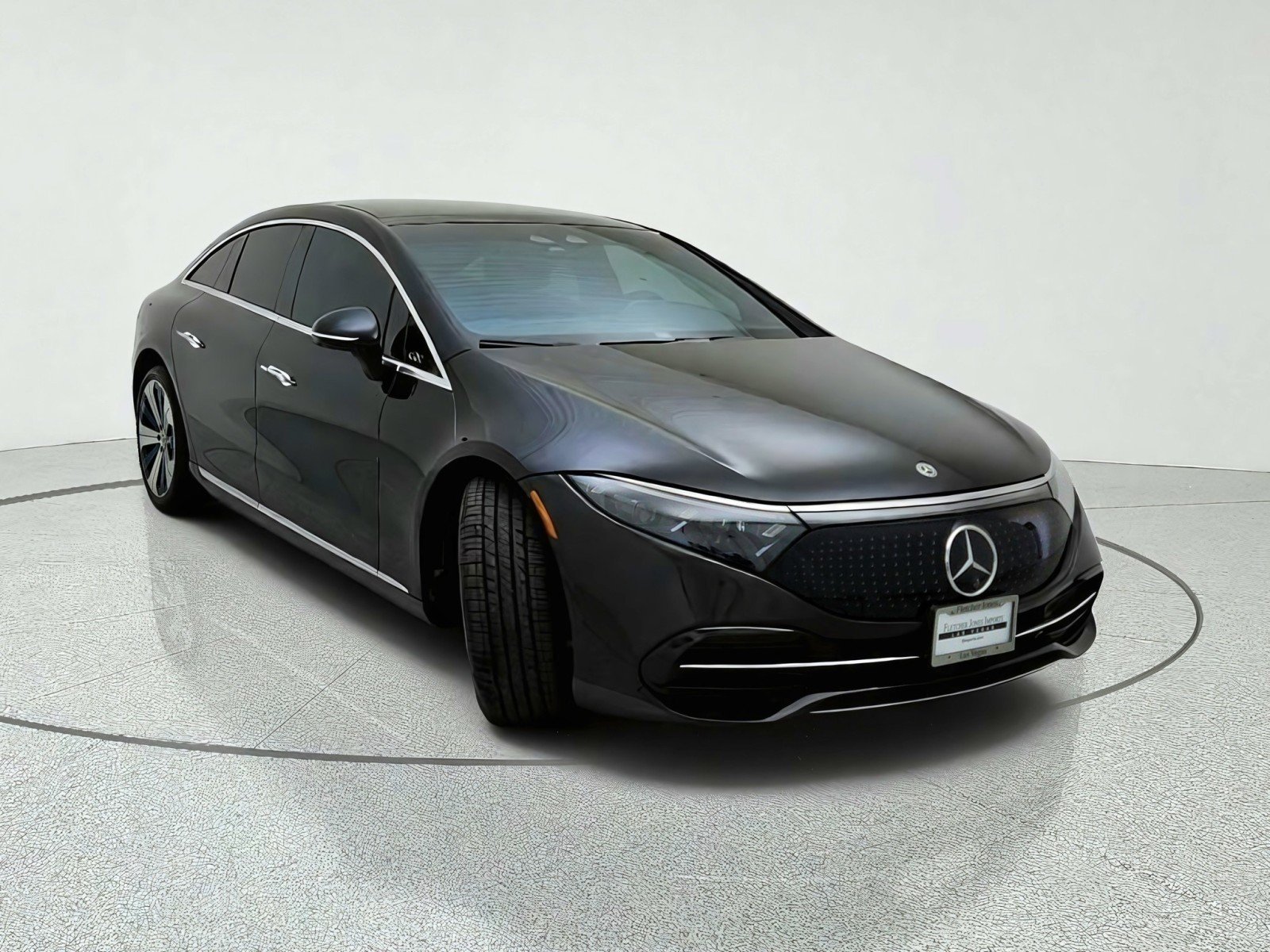 Certified Used 2024 Obsidian Black Metallic Mercedes-Benz EQS 450 image 4