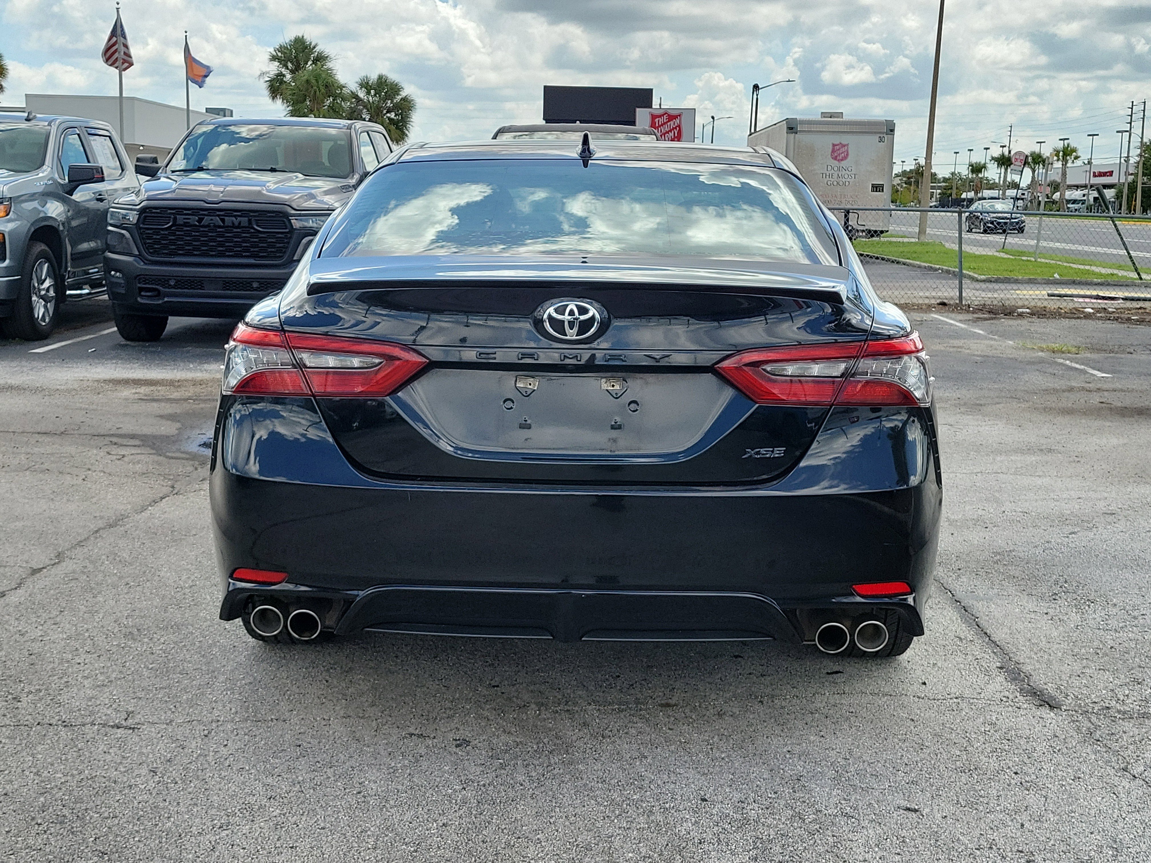 Used 2021 Midnight Black Metallic Toyota XSE image 6