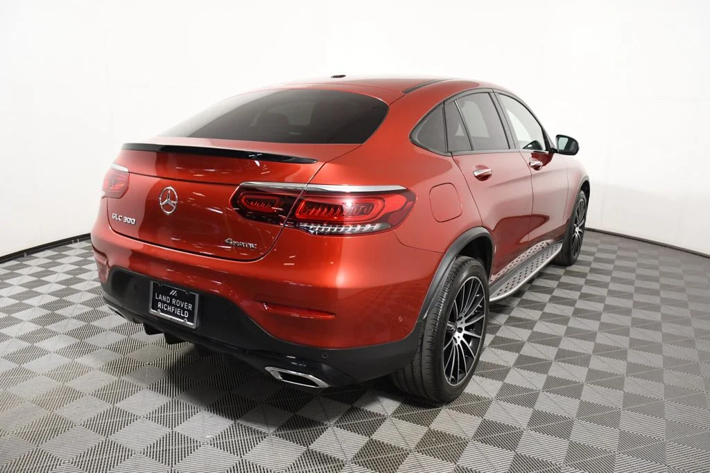Used 2021 designo Cardinal Red Metallic Mercedes-Benz GLC 300 Coupe image 6