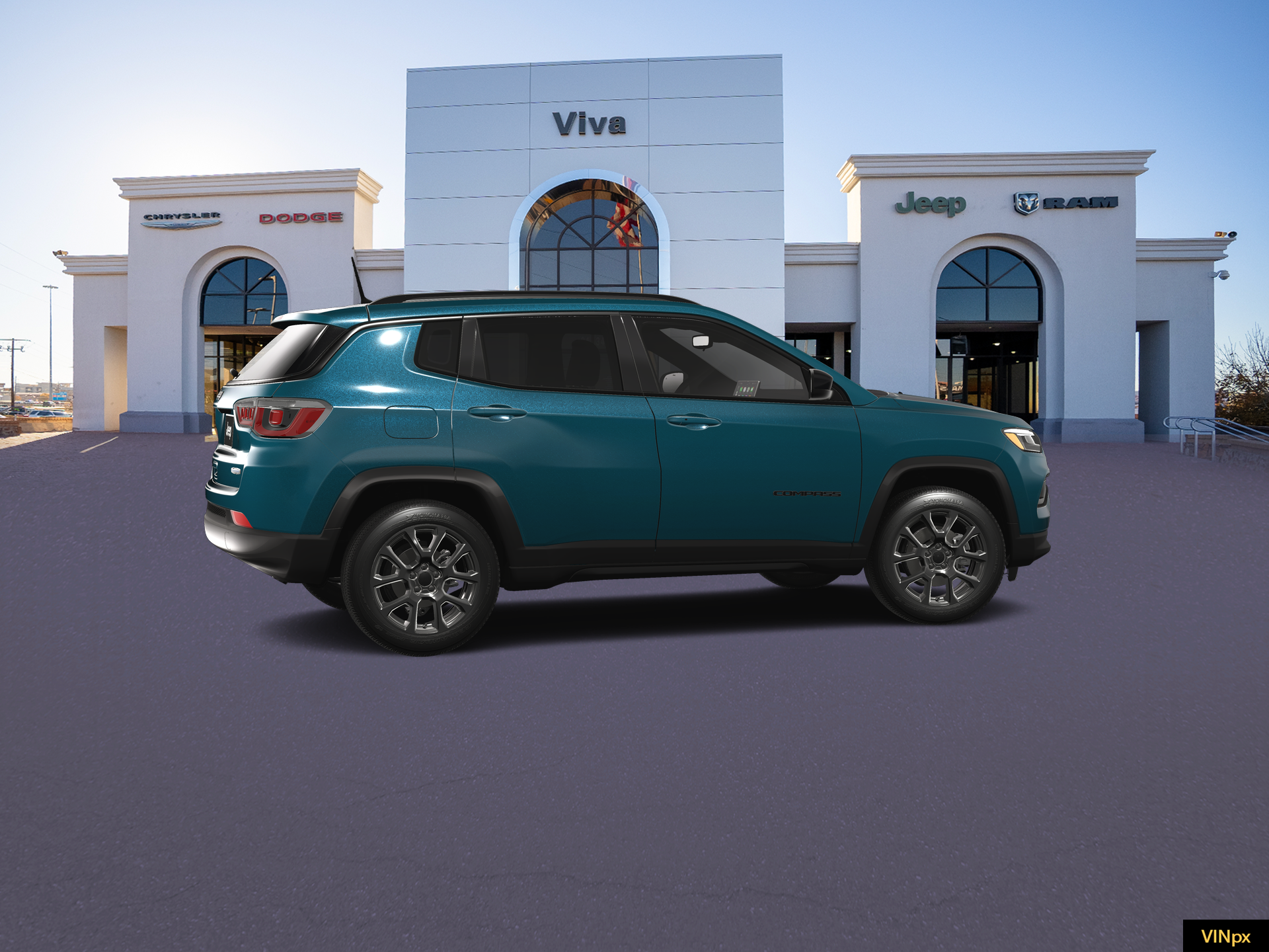 New 2026 Fathom Blue Pearl-Coat Exterior Paint Jeep Latitude image 27