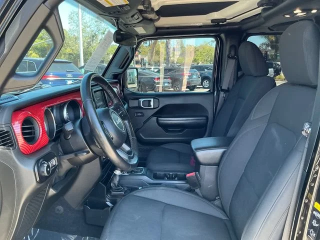 Used 2021 Black Clearcoat Jeep Unlimited Sport Altitude image 14