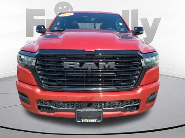 New 2026 Molten Red Pearl-Coat Exterior Paint RAM Laramie image 8
