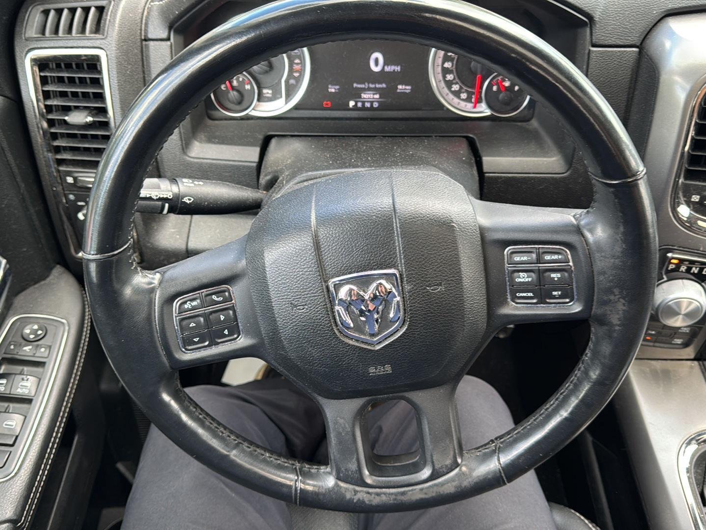 Used 2018 Brilliant Black Crystal Pearlcoat Ram Night image 17