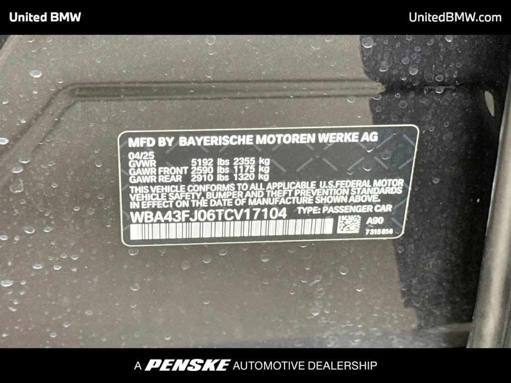 Certified Used 2026 Dark Graphite Metallic BMW 530i image 22