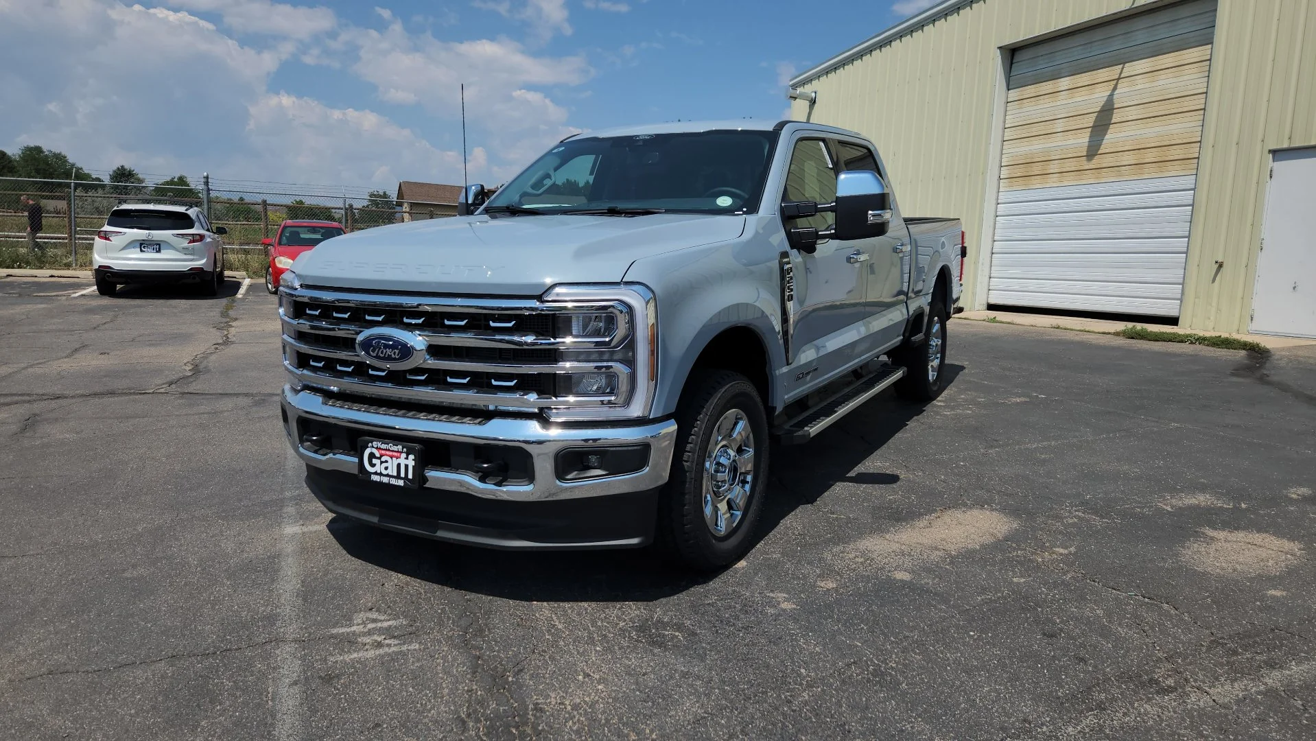 New 2026 Glacier Gray Metallic Tri-Coat Ford LARIAT image 2
