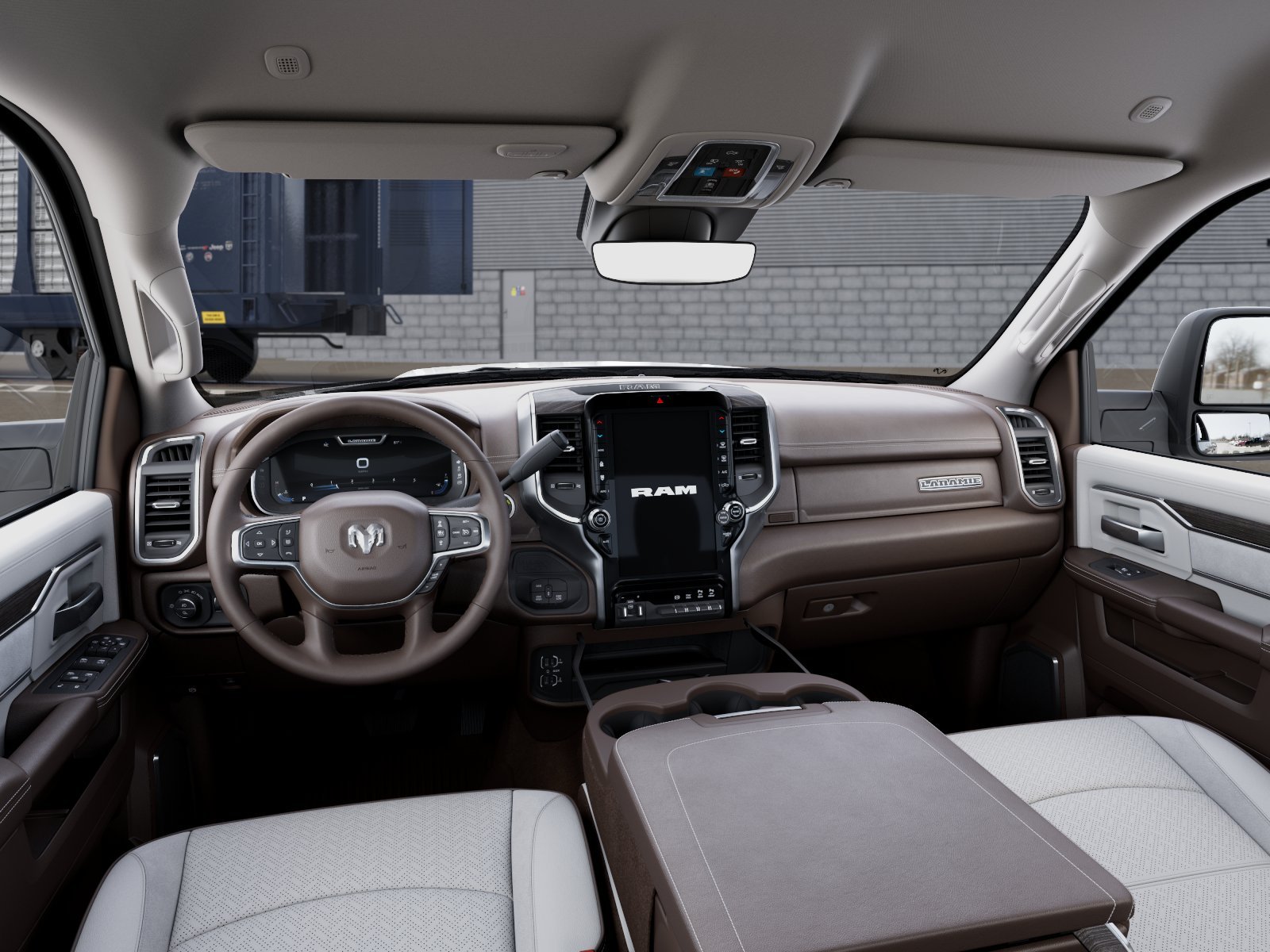 New 2026 Bright White Clear-Coat Exterior Paint RAM Laramie image 8
