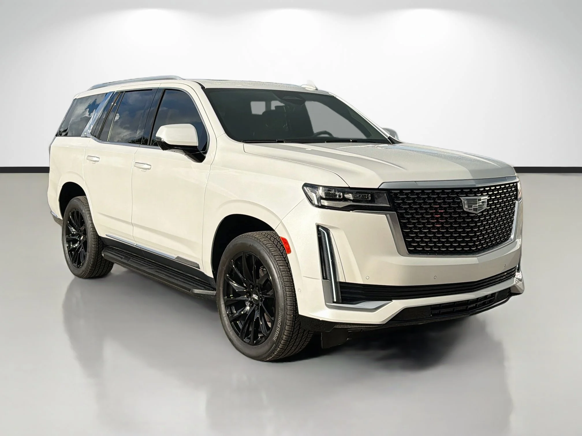 Used 2023 Crystal White Tricoat Cadillac 4WD Premium Luxury image 1