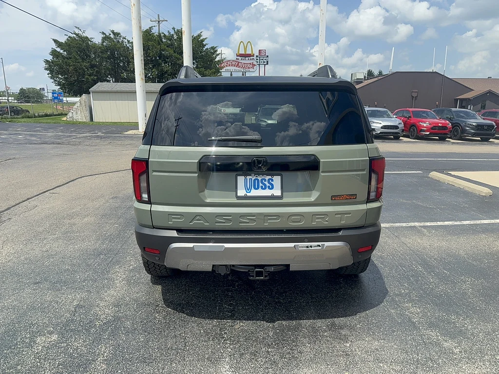 New 2026 Ash Green Metallic Honda TrailSport Elite Blackout image 6