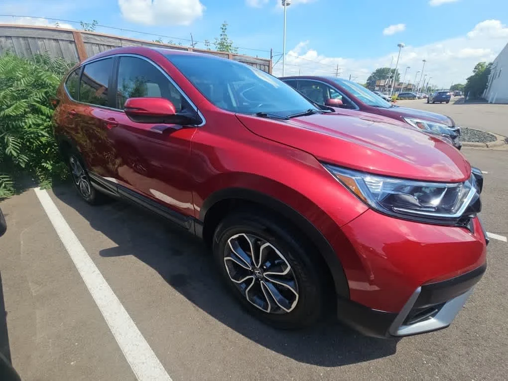 Certified Used 2021 Radiant Red Metallic Honda EX-L image 3