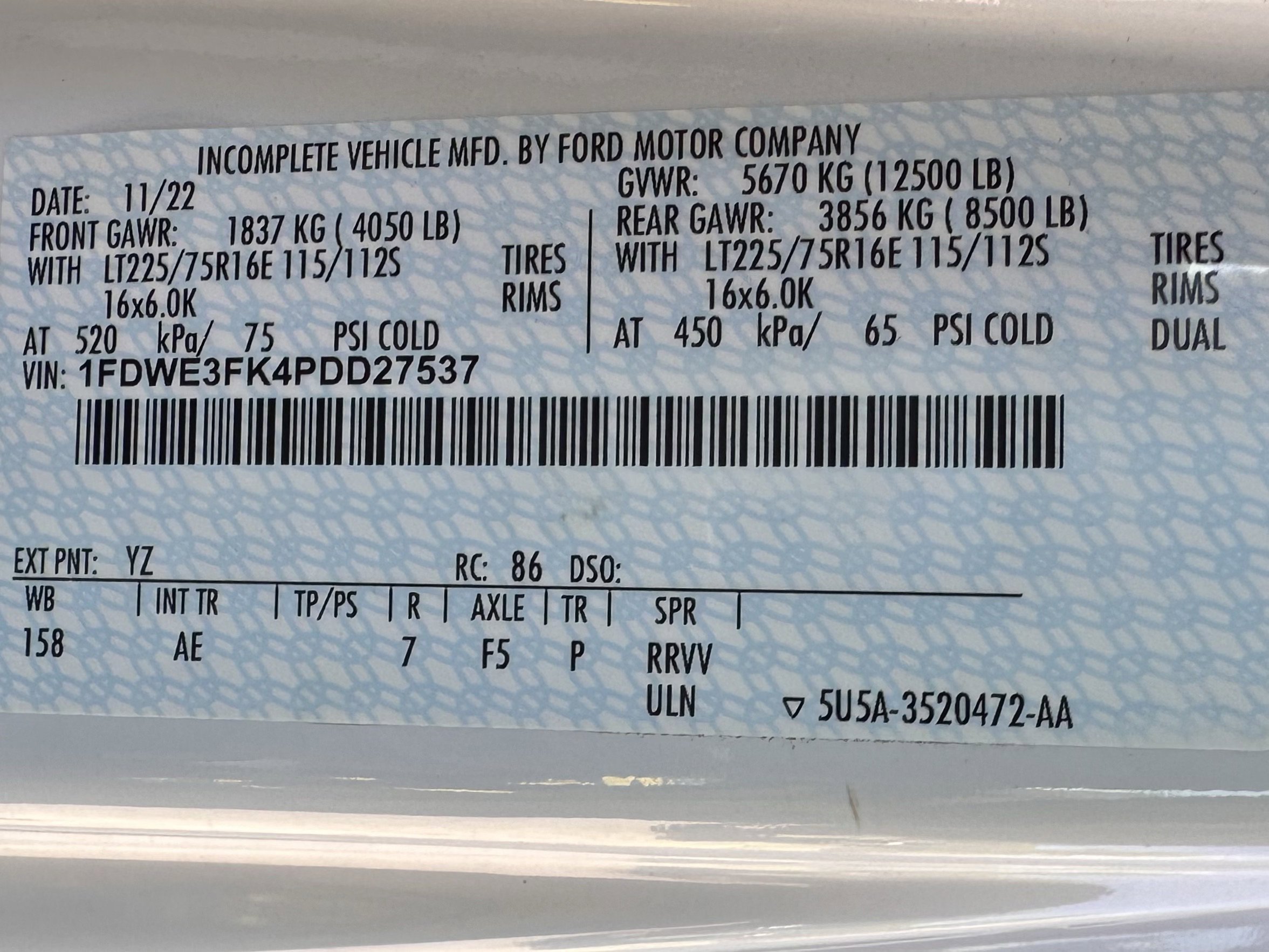 Used 2023 Oxford White Ford  image 24