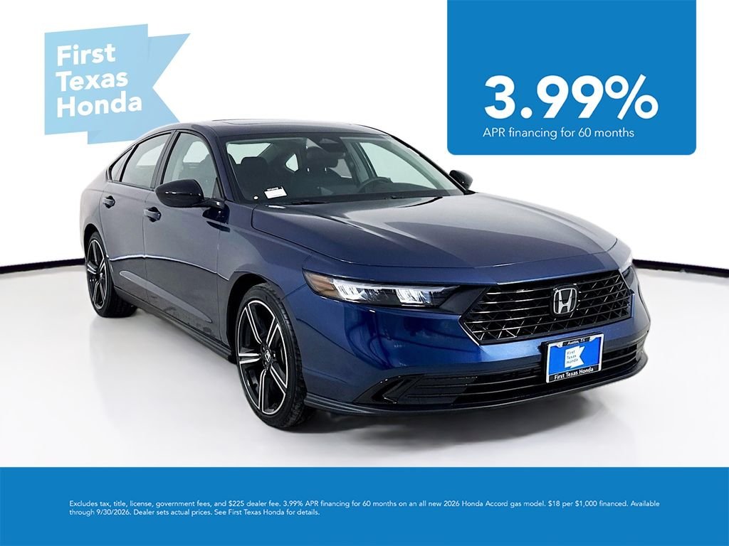 New 2026 Canyon River Blue Metallic Honda SE image 1