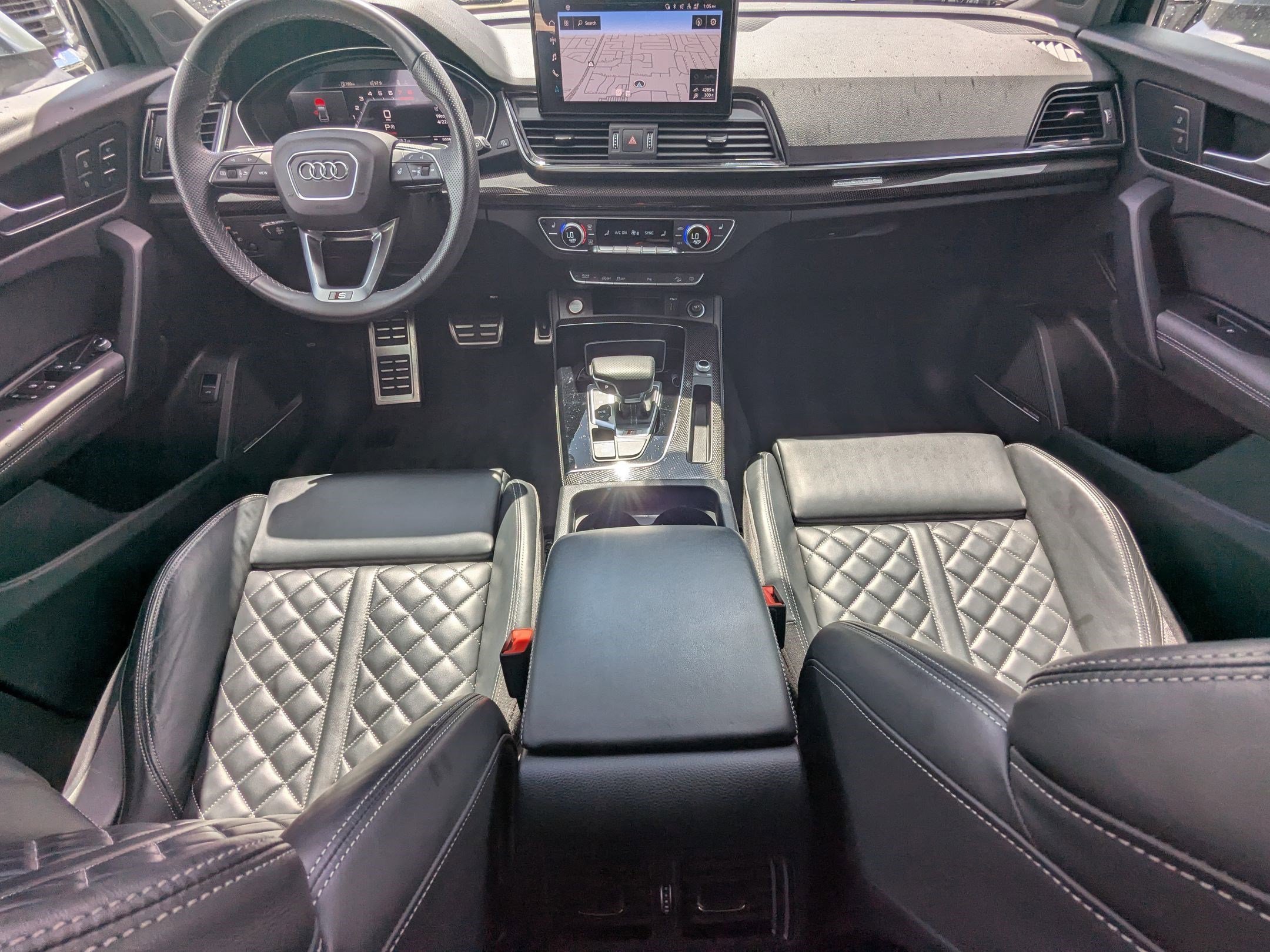 Used 2023 Mythos Black Metallic Audi Premium Plus image 28