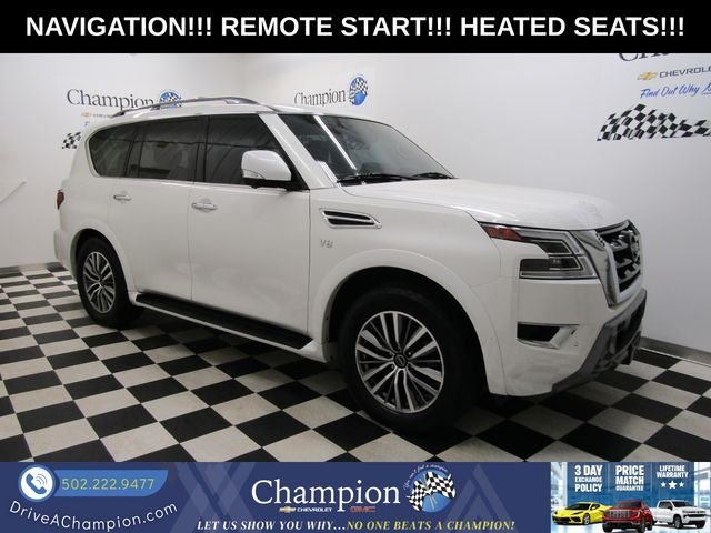 White 2022 Nissan Armada SL 4WD SUV / Crossover Four-Wheel Drive