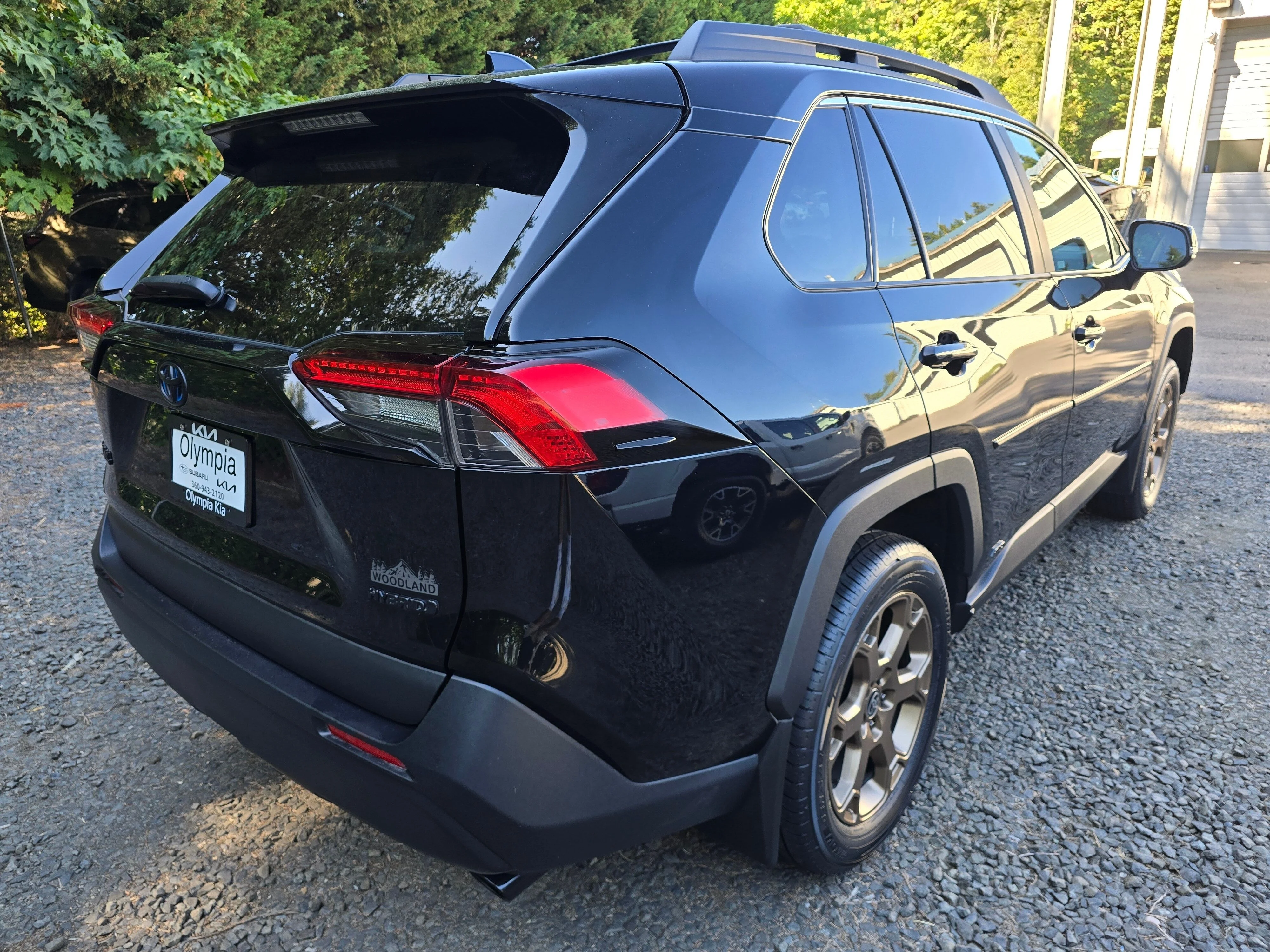 Used 2024 Midnight Black Metallic Toyota Woodland Edition image 4