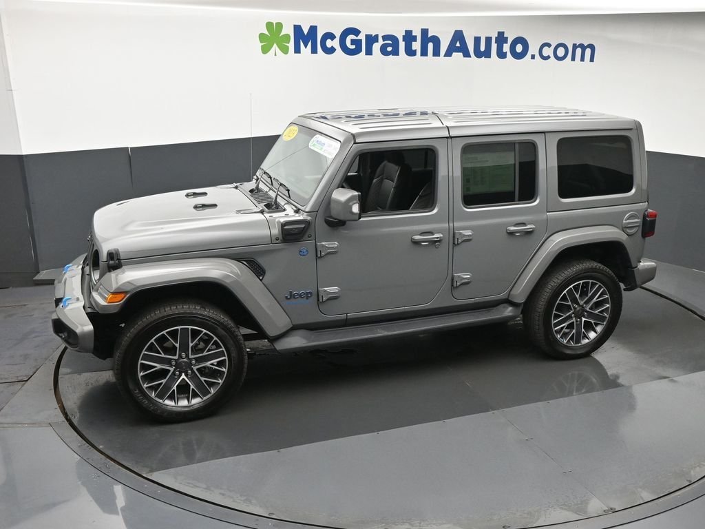 Used 2023 Gray Jeep Sahara 4xe image 22