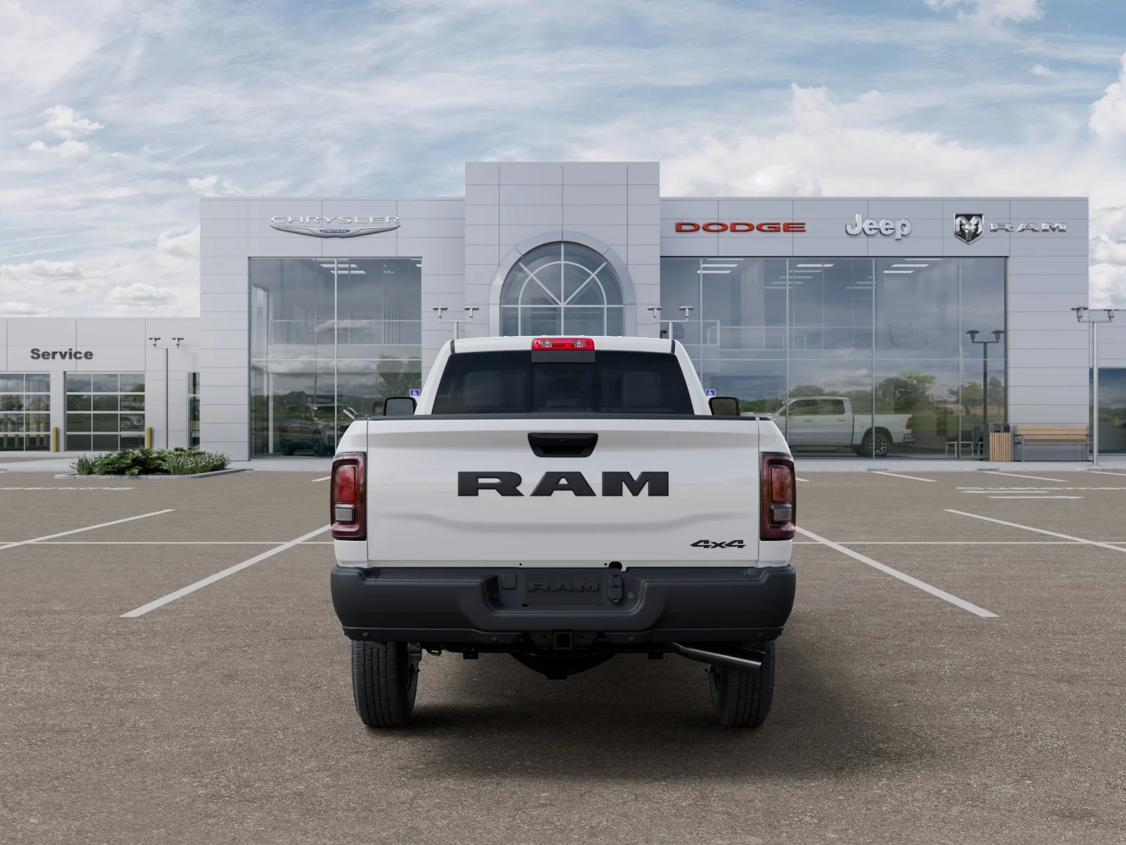 New 2026 Bright White Clear-Coat Exterior Paint RAM Tradesman image 34