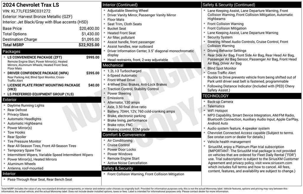 Used 2024 Brown Chevrolet LS image 28