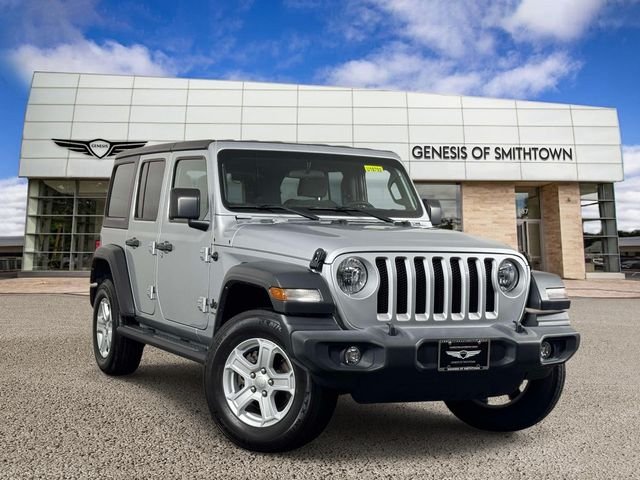 Used 2022 Silver Jeep Unlimited Sport S image 1