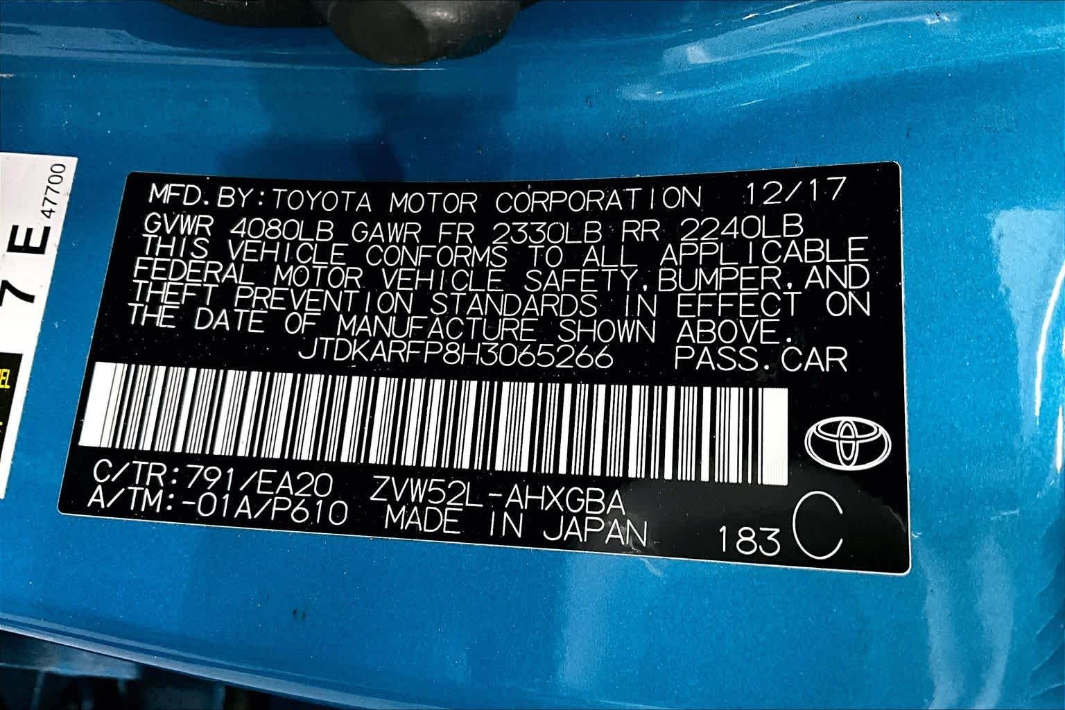 Used 2017 Blue Magnetism Toyota Premium image 35