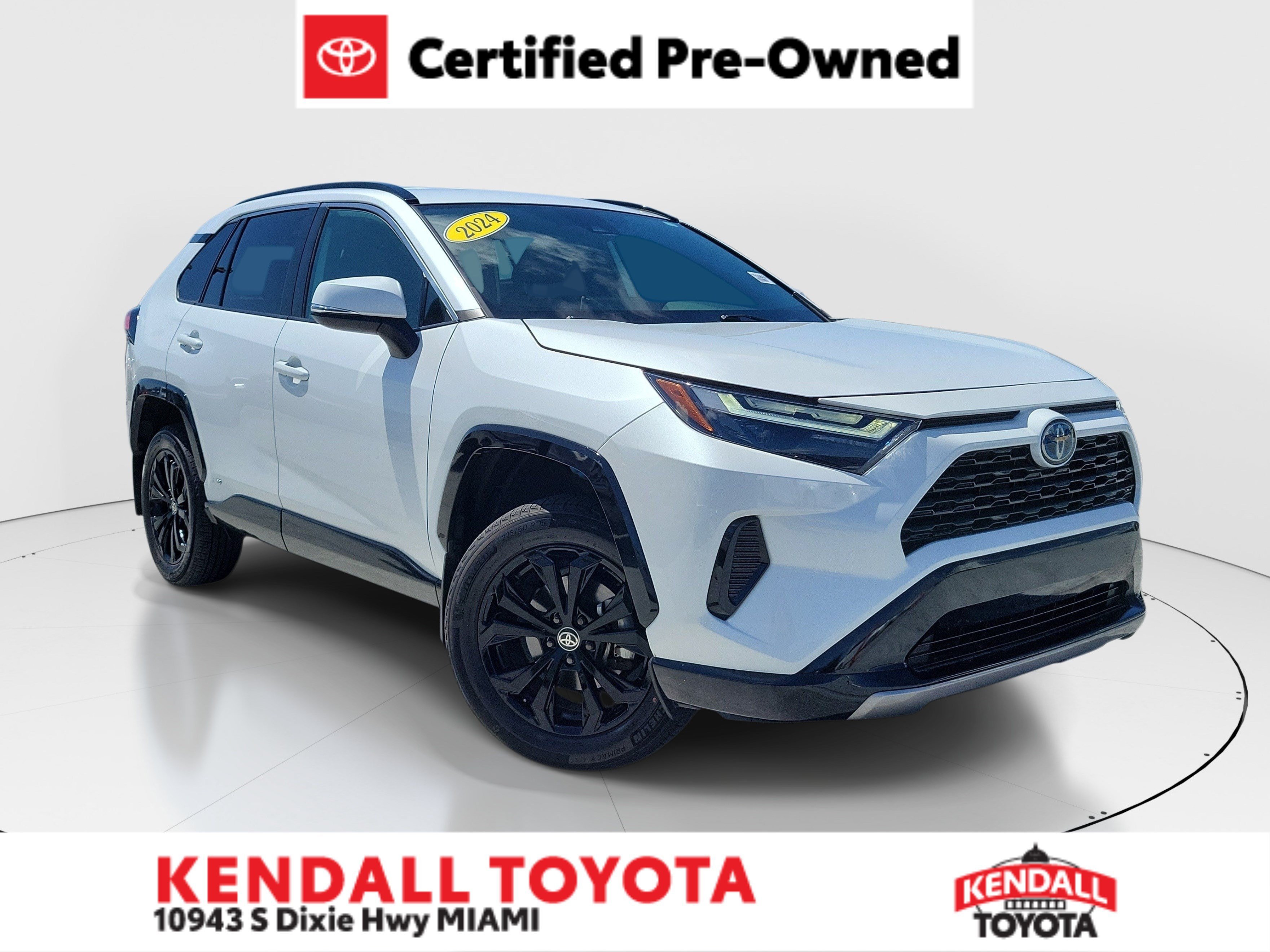 Certified Used 2024 Pearl Toyota Hybrid SE image 1