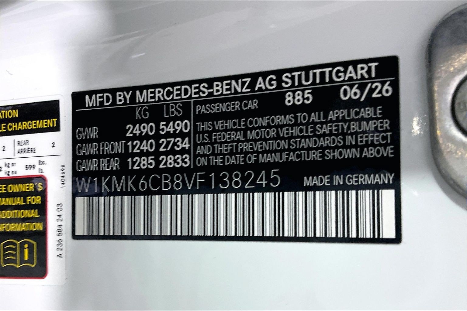 New 2027 MANUFAKTUR Moonlight White Metallic Mercedes-Benz AMG® CLE 53 4MATIC+ Cabriolet image 25