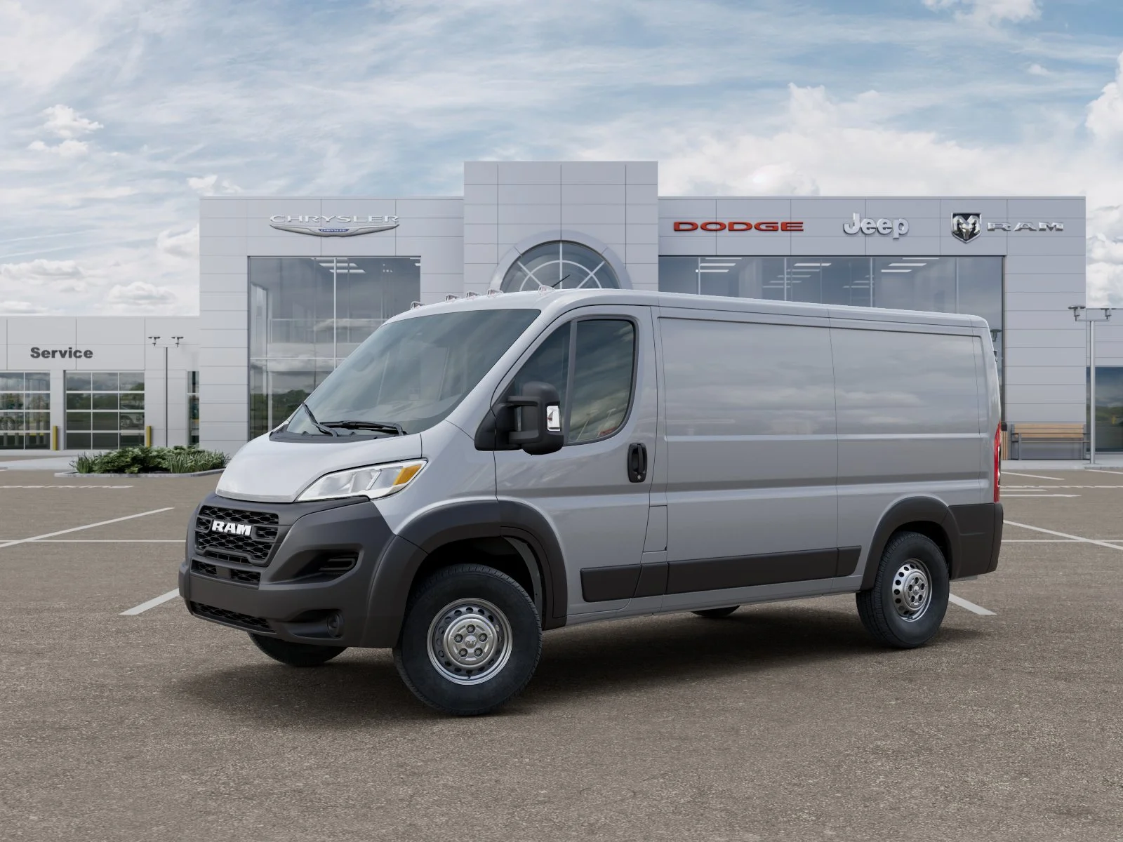 New 2025 Bright Silver Metallic Clear-Coat Exterior Paint RAM Low Roof image 24