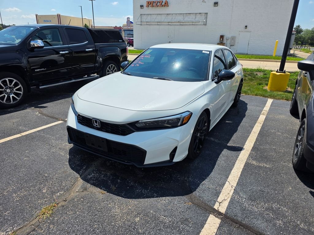 Used 2025 Platinum White Honda Sport image 2