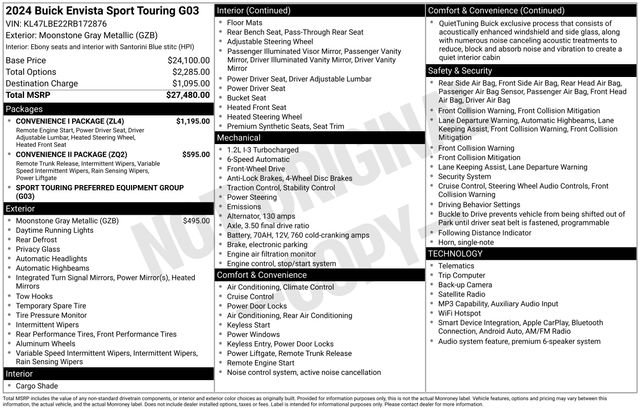 Used 2024 Gray Buick Sport Touring image 22