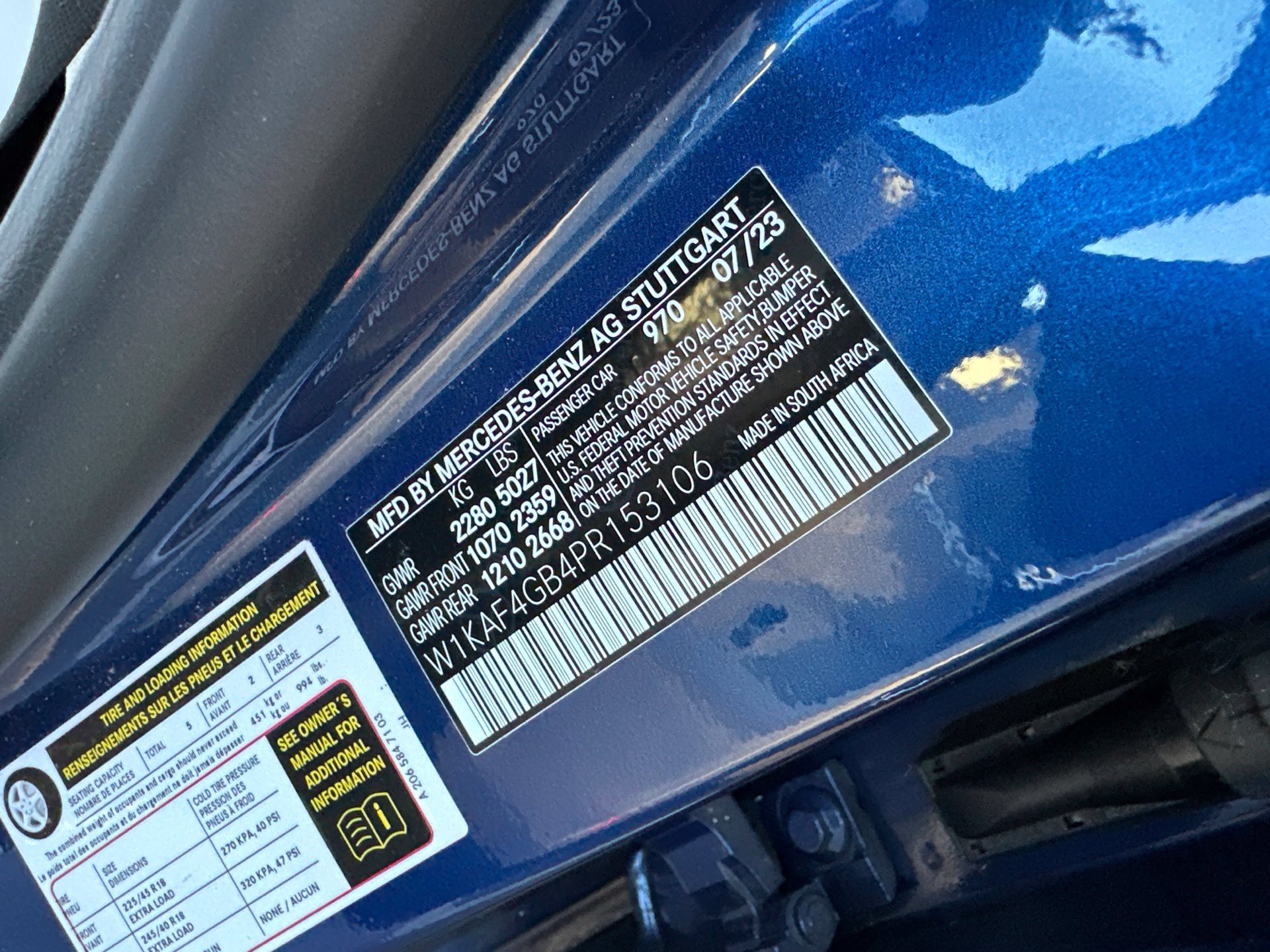 Certified Used 2023 Blue Mercedes-Benz C 300 image 7
