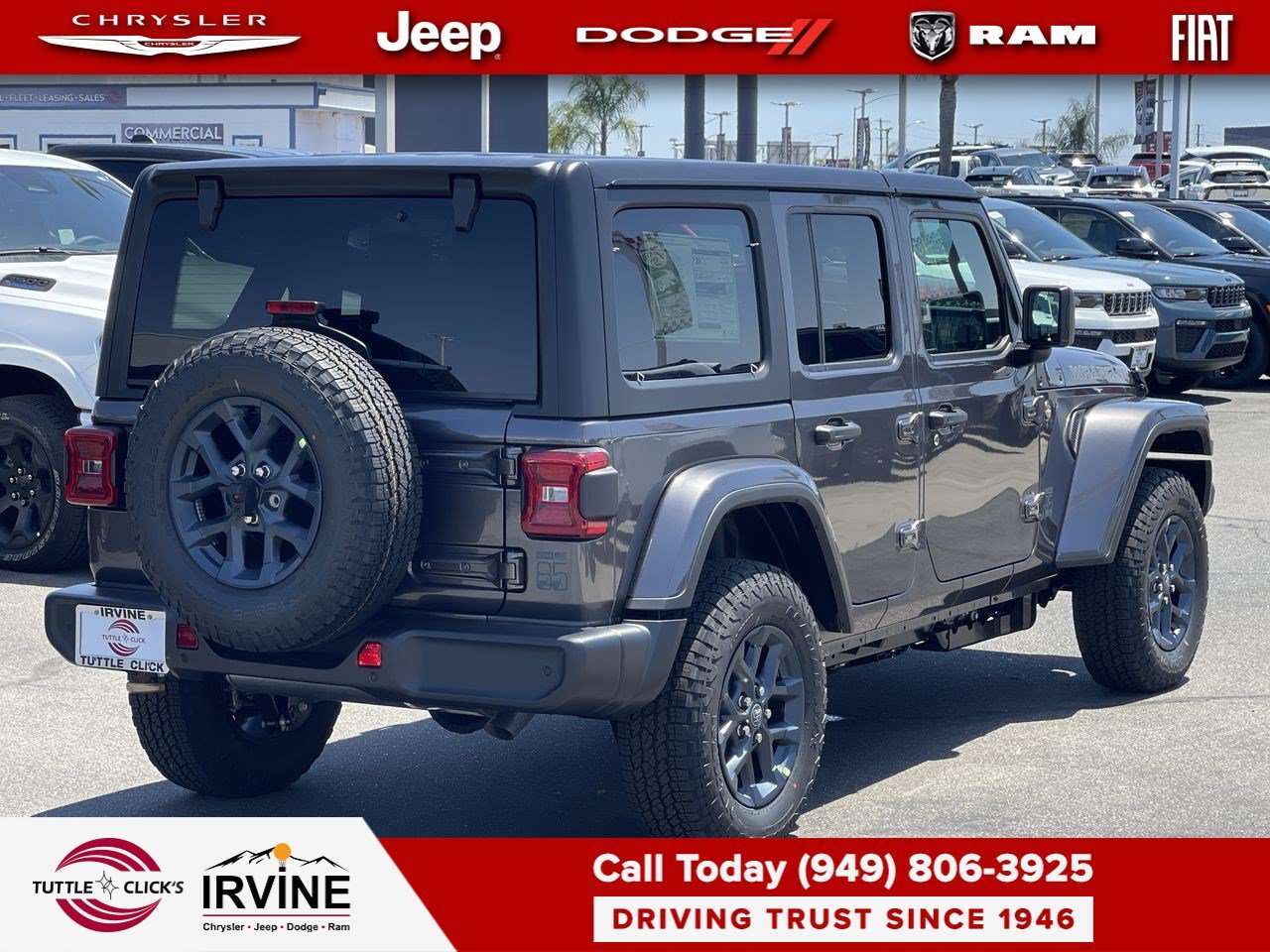 New 2026 Granite Crystal Metallic Clear-Coat Exterior Paint Jeep 85th Anniversary image 6