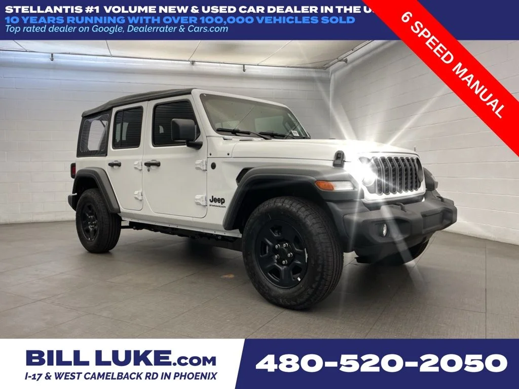 New 2026 White Jeep Sport image 1