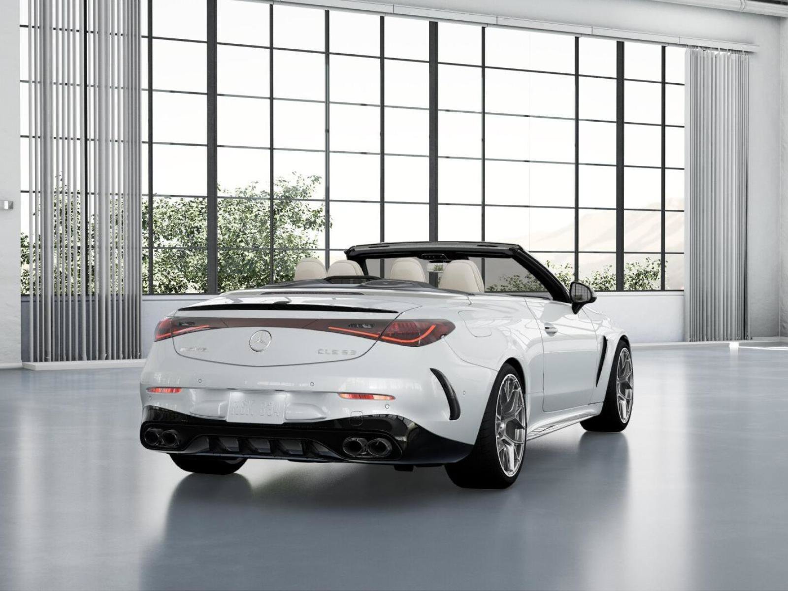 New 2027 MANUFAKTUR Moonlight White Metallic Mercedes-Benz AMG® CLE 53 4MATIC+ Cabriolet image 23