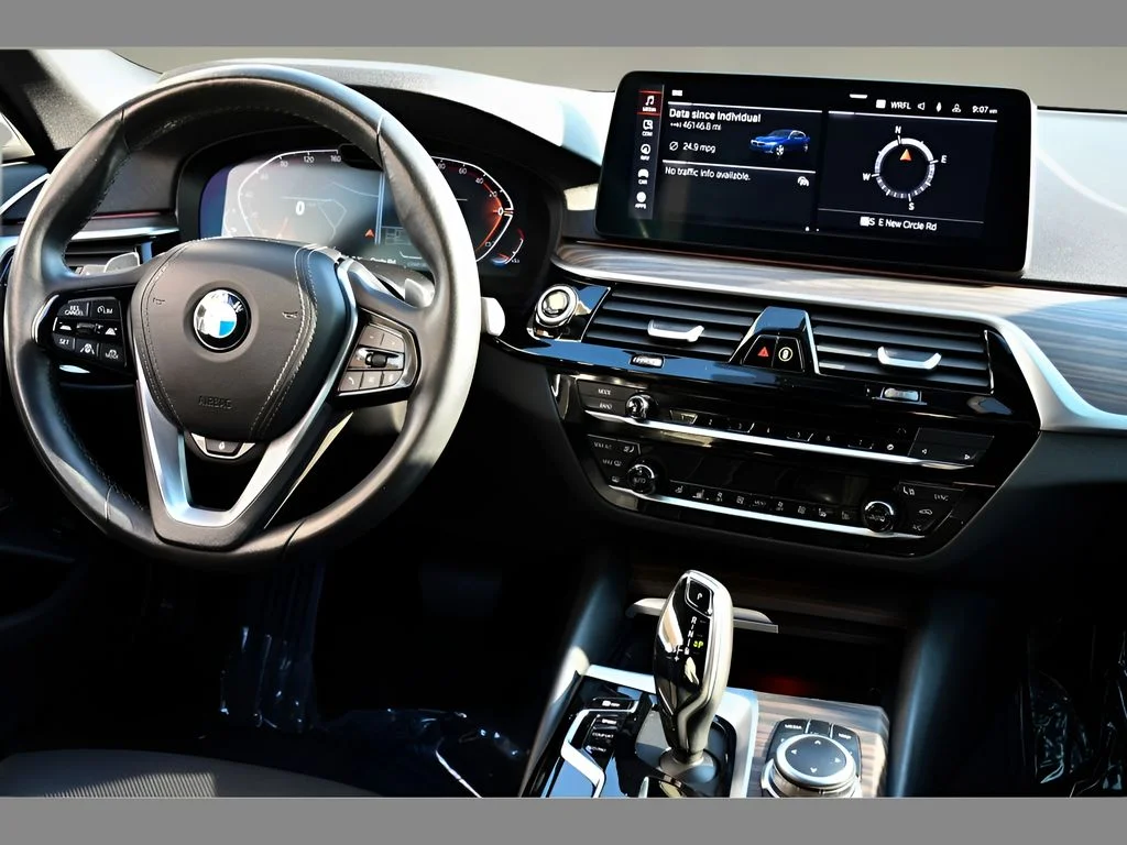 Used 2022 Blue BMW 540i xDrive image 19