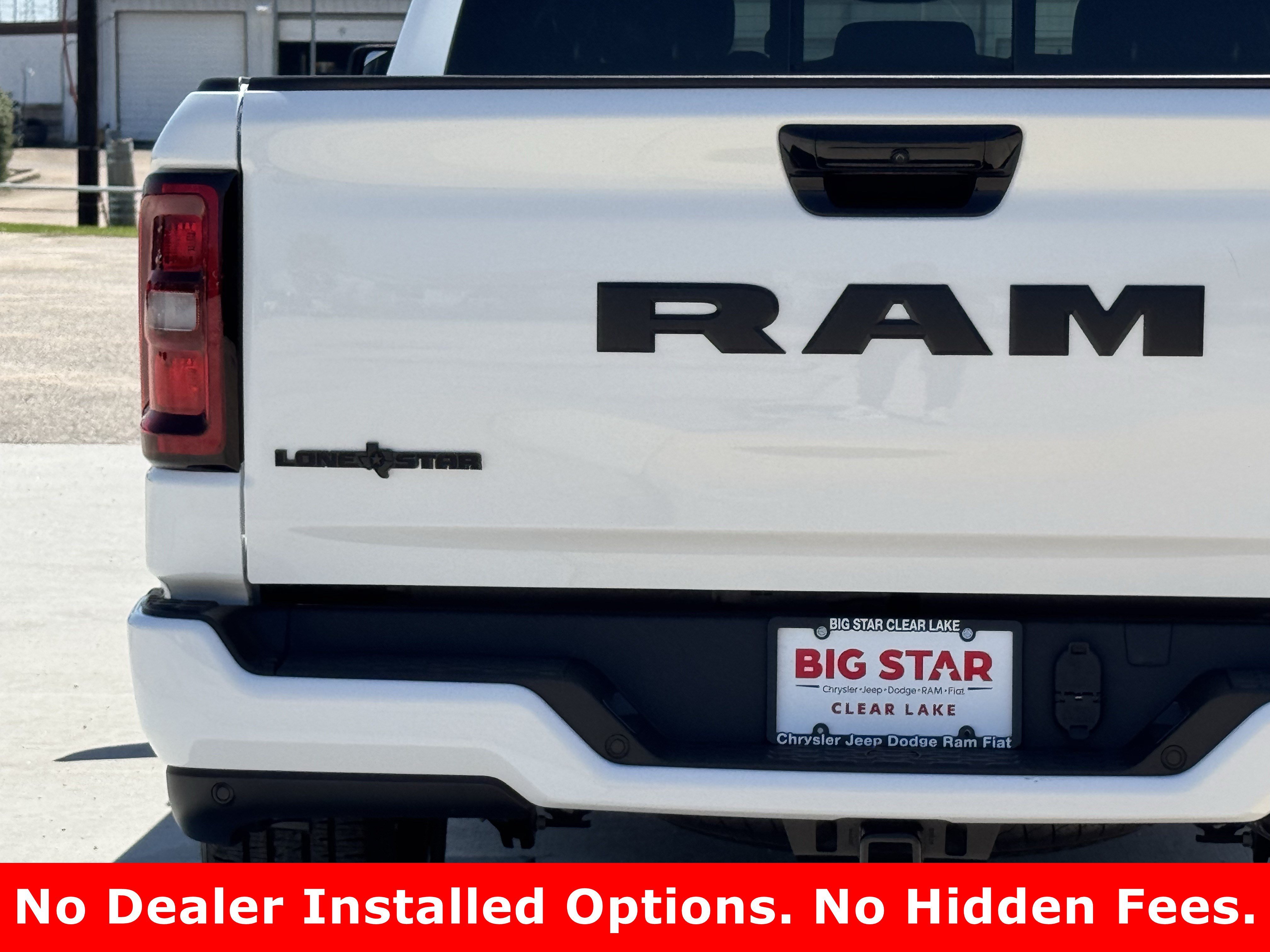 New 2026 Bright White Clear-Coat Exterior Paint RAM Lone Star image 10