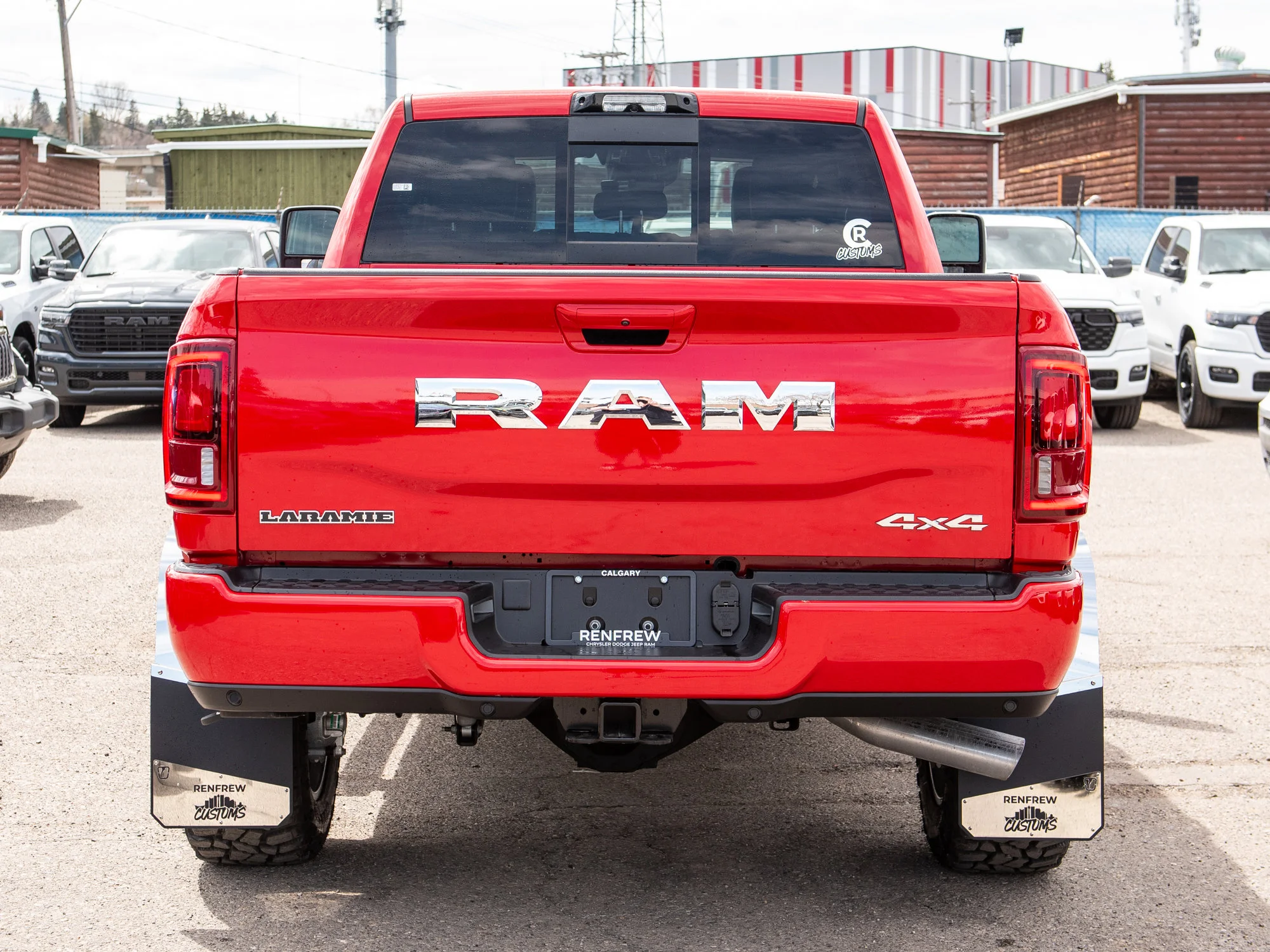 Used 2026 Red RAM Laramie*, 2 Inch Lift, 20 Inch Chrome Wheels, 35 Inch Tires, Trigger Industries MudFlaps image 10