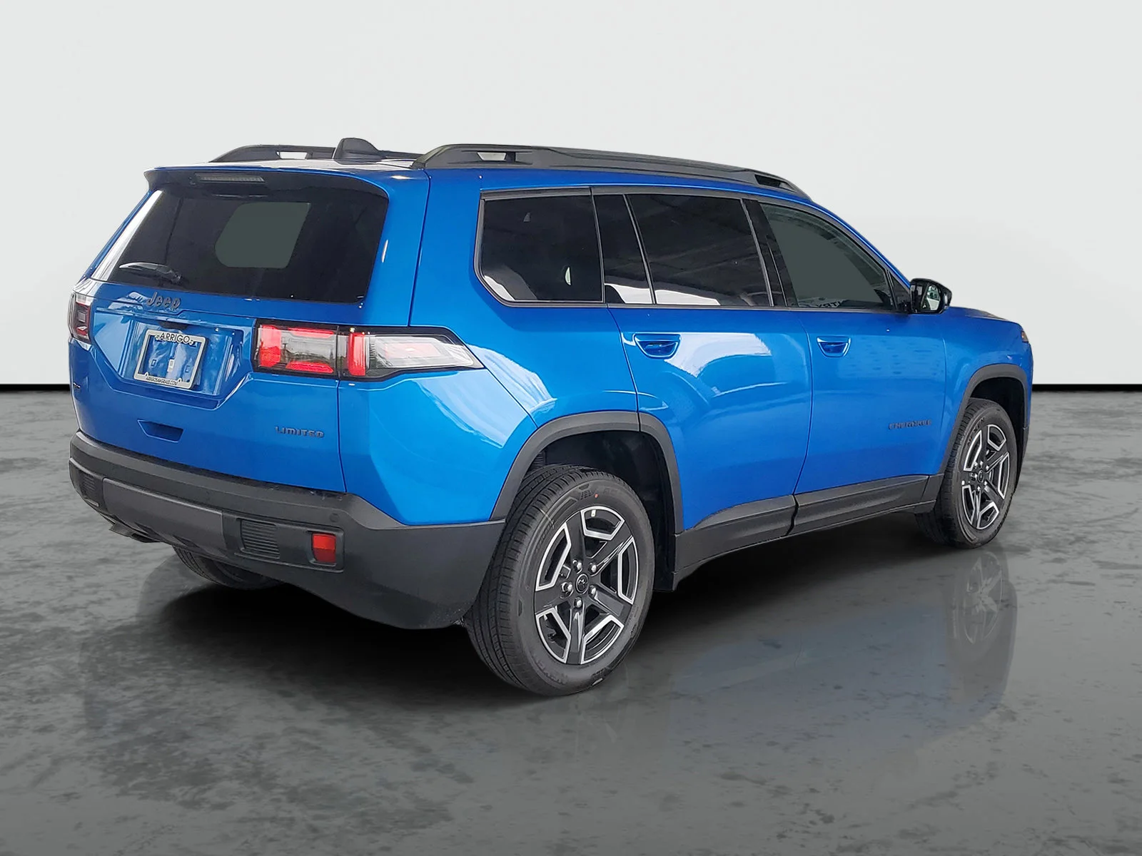 New 2026 Hydro Blue Pearl-Coat Exterior Paint Jeep Limited image 1